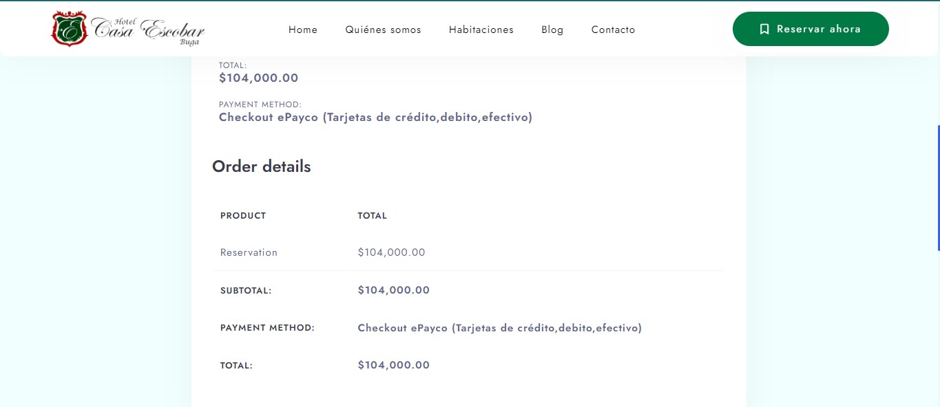 hotel booking website